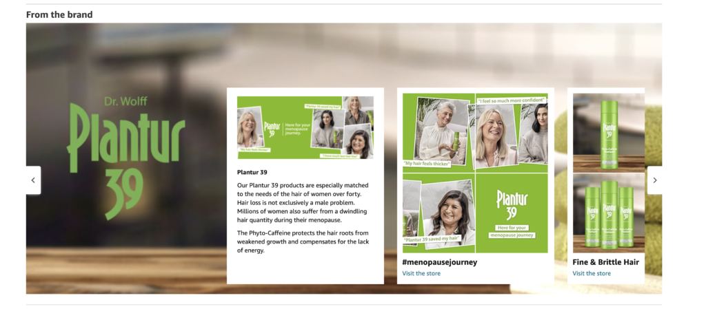 Visualising Product/Service Placements example