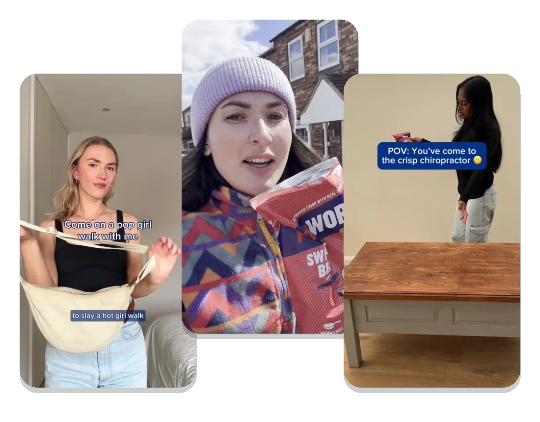 Popworks UGC videos made by The UGC Agency